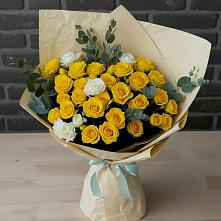 Букет цветов из:  Розы в Октябрьский Хабаровский край