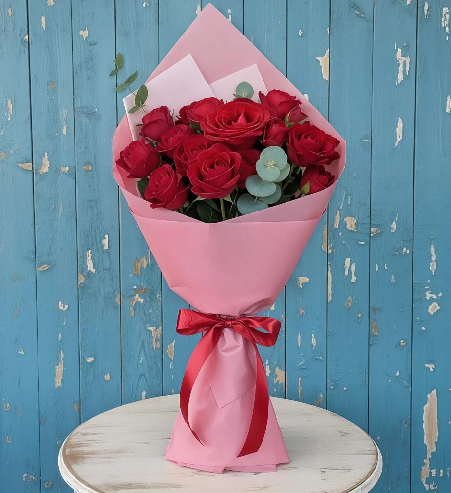 Букет цветов из: Розы в Октябрьский Хабаровский край