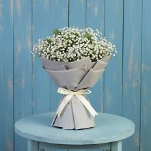 Букет цветов из:  Гипсофила в Октябрьский Хабаровский край