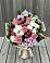Букет цветов из: Альстромерии, Гвоздики, Розы и Хризантемы в Октябрьский Хабаровский край