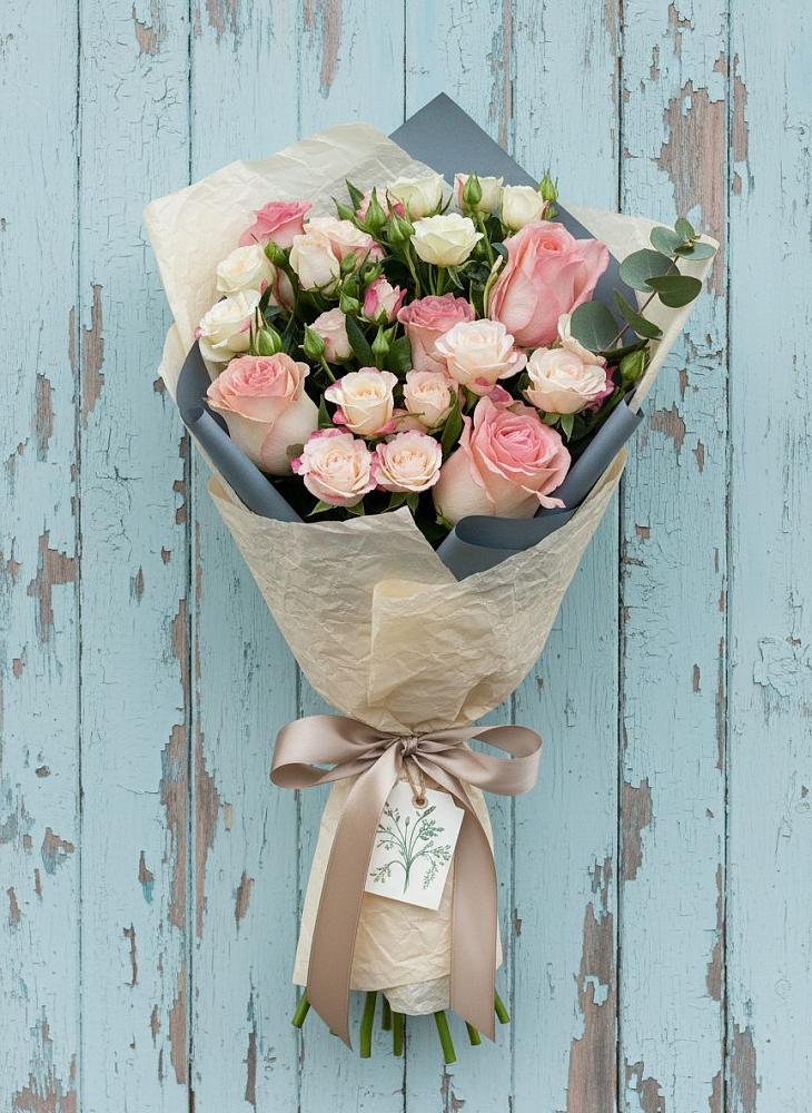 Букет цветов из: Розы в Октябрьский Хабаровский край