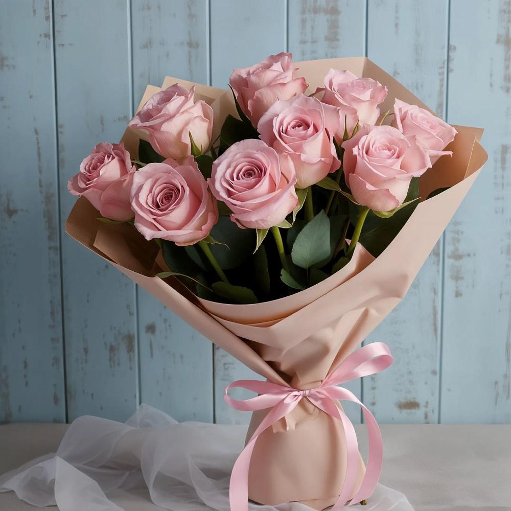 Букет цветов из: Розы в Октябрьский Хабаровский край