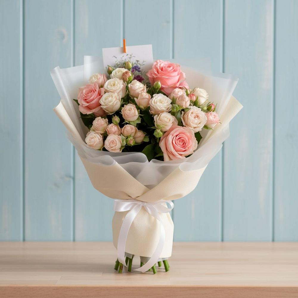 Букет цветов из: Розы в Октябрьский Хабаровский край