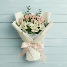 Букет цветов из:  Альстромерии в Октябрьский Хабаровский край