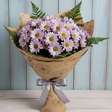 Букет цветов из:  Хризантемы в Октябрьский Хабаровский край