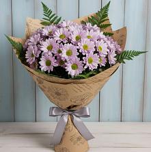 Букет цветов из:  Хризантемы в Октябрьский Хабаровский край