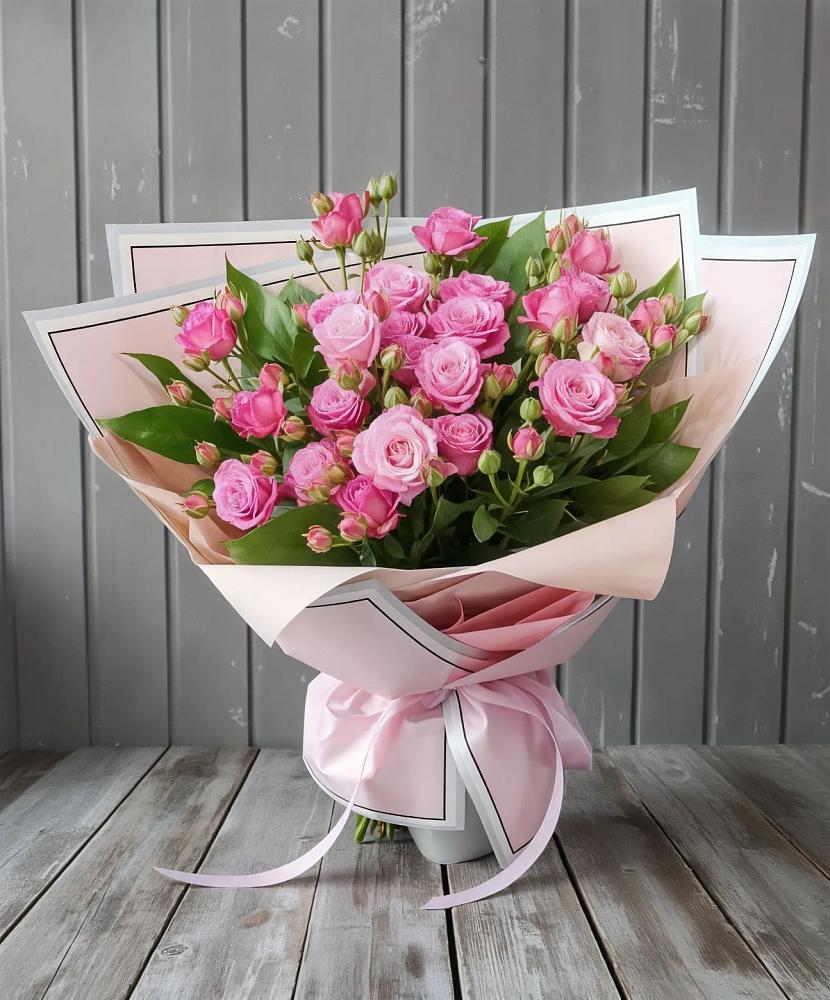 Букет Розовый кустик в Октябрьский Хабаровский край