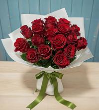 Букет Красные розы в Октябрьский Хабаровский край