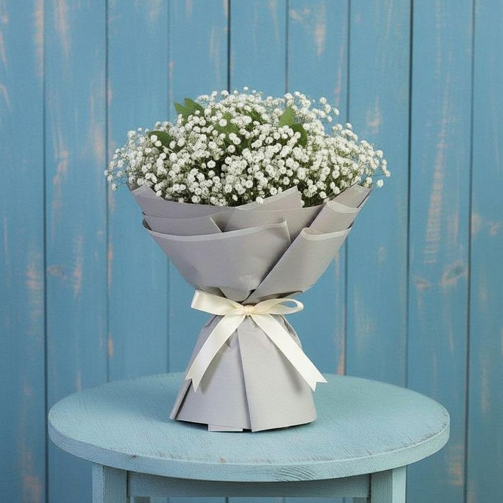 Букет цветов из: Гипсофила в Октябрьский Хабаровский край