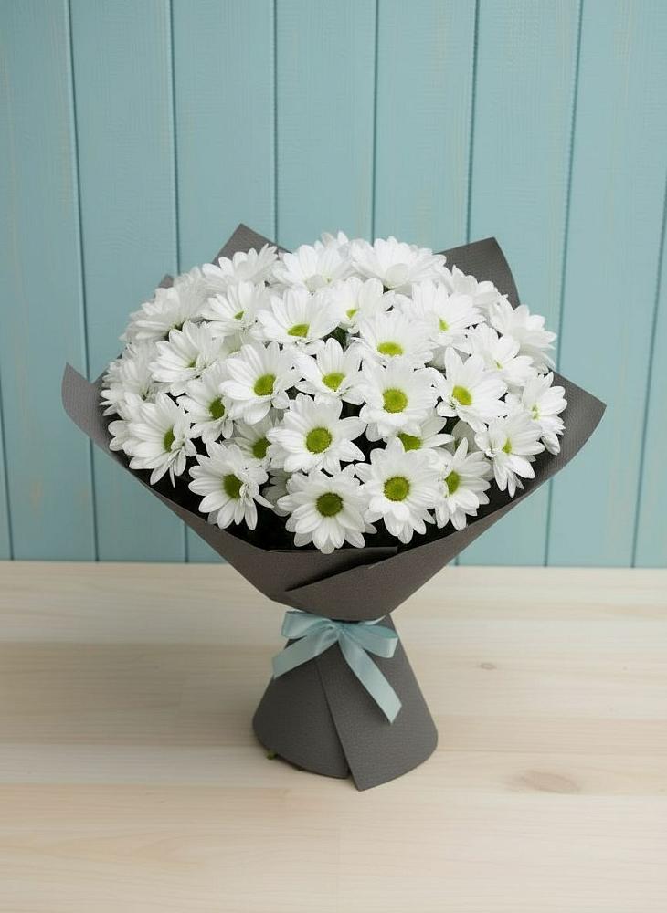Букет цветов из: Хризантемы в Октябрьский Хабаровский край
