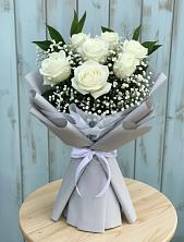 Букет цветов из:  Розы в Октябрьский Хабаровский край