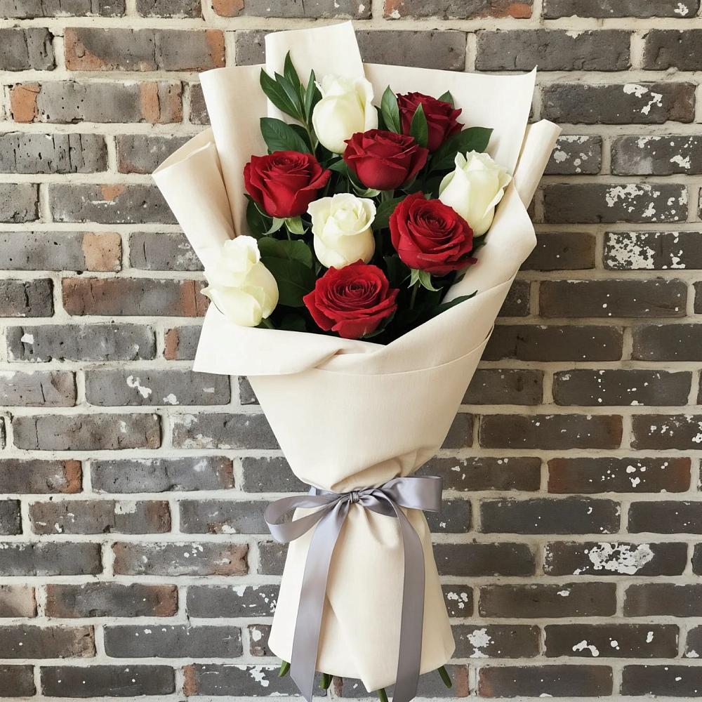 Букет цветов из: Розы в Октябрьский Хабаровский край