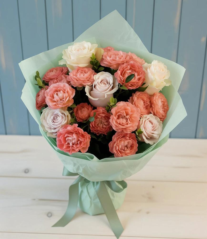 Букет цветов из: Розы в Октябрьский Хабаровский край