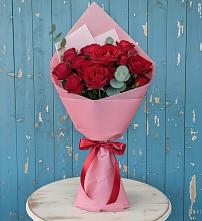 Букет цветов из:  Розы в Октябрьский Хабаровский край