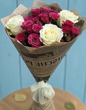 Букет цветов из:  Розы #REPLACE_PRED# Октябрьский Хабаровский край