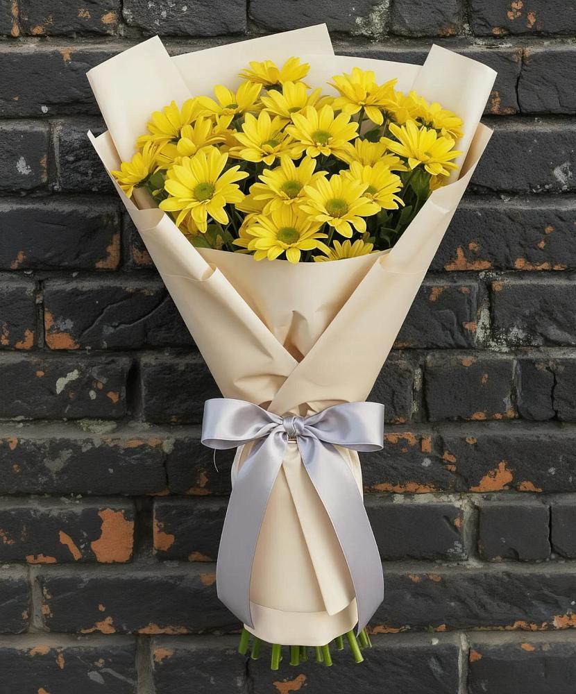 Букет цветов из: Хризантемы в Октябрьский Хабаровский край