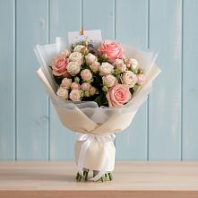Букет цветов из:  Розы в Октябрьский Хабаровский край
