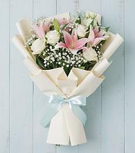 Букет цветов из:  Лилии в Октябрьский Хабаровский край